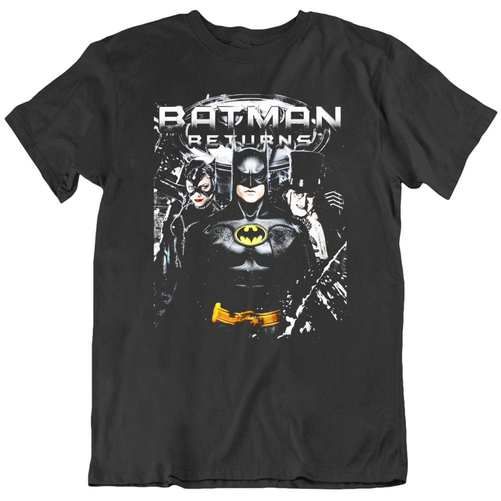 Batman Returns Catwoman Penquin Movie Fan T Shirt Batman Returns Catwoman Penquin Movie Fan T Shirt