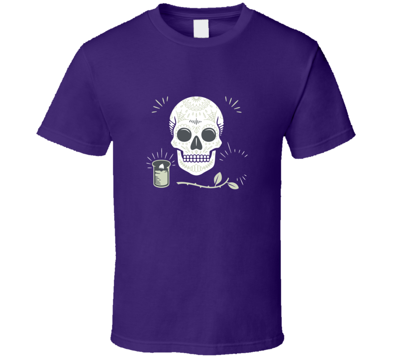 Hipster Day Of The Dead Skull With Rose And Candle T Shirt Hipster Day Of The Dead Skull With Rose And Candle T Shirt