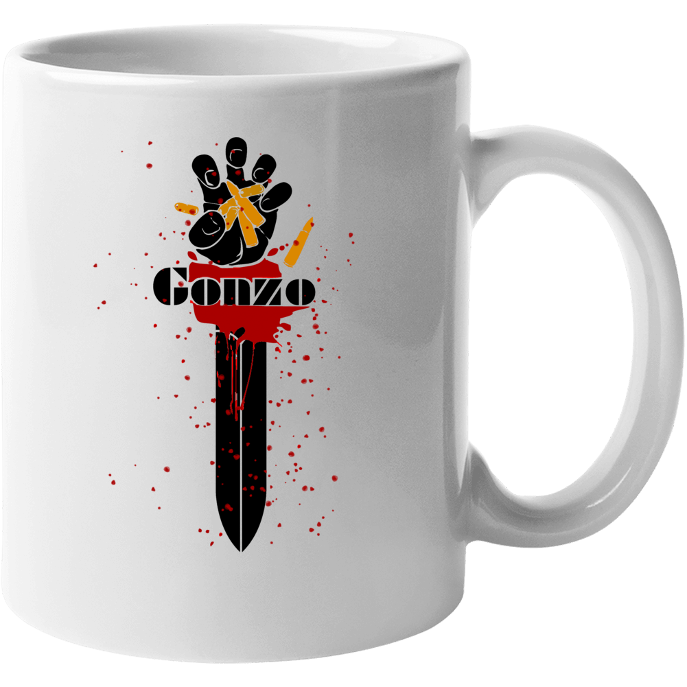 Gonzo Journalism Hunter S Thompson Legendary Logo Fan Mug Gonzo Journalism Hunter S Thompson Legendary Logo Fan Mug