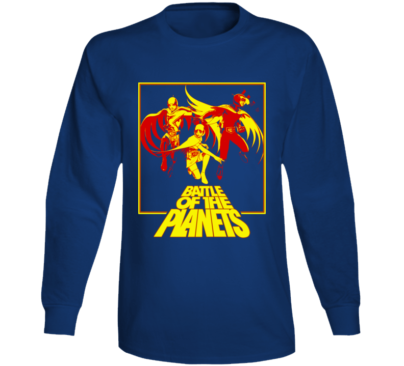 Battle Of The Planets G-force Cartoon 80s Retro Long Sleeve Battle Of The Planets G-force Cartoon 80s Retro Long Sleeve