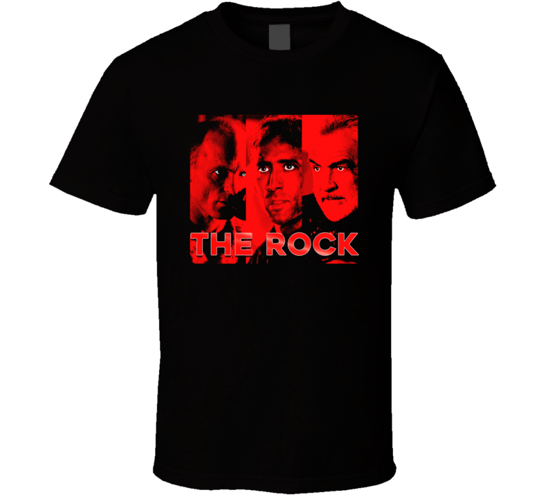 The Rock Alcatraz Nicolas Cage Sean Connery Movie T Shirt The Rock Alcatraz Nicolas Cage Sean Connery Movie T Shirt