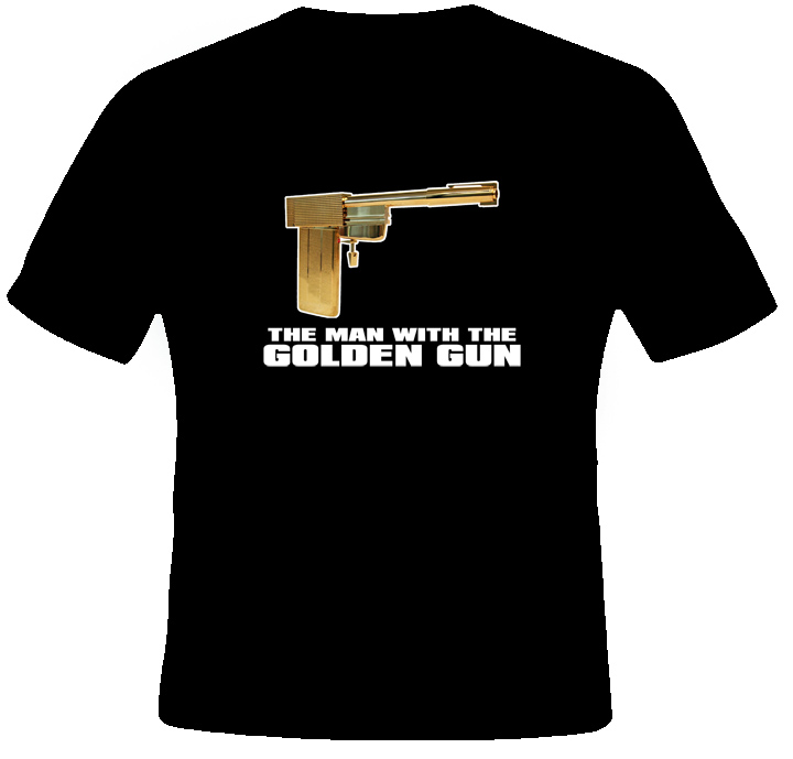 The Man with the Golden Gun James Bond 007 t shirt The Man with the Golden Gun James Bond 007 t shirt