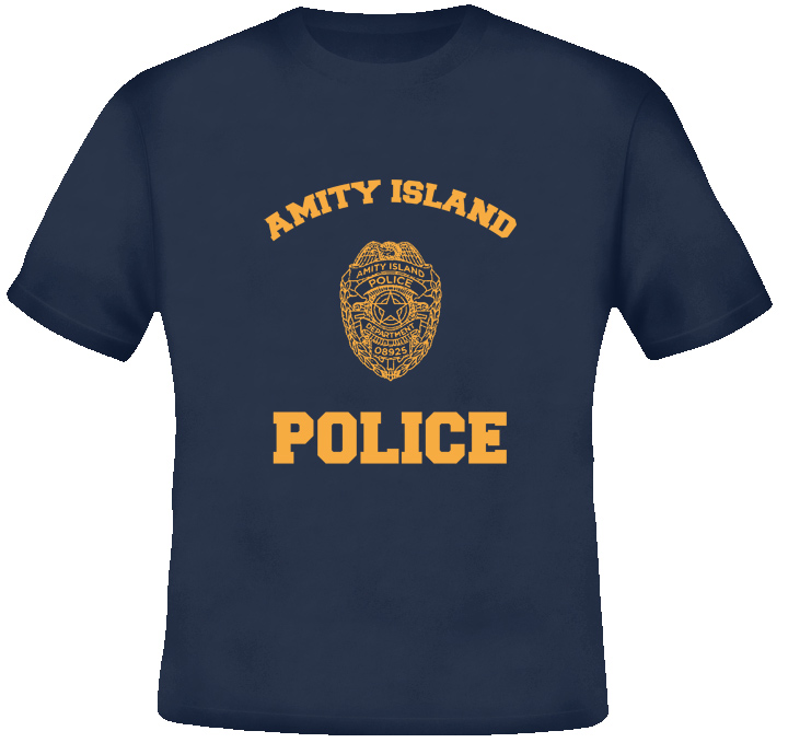 Amity Police Jaws t shirt Amity Police Jaws t shirt