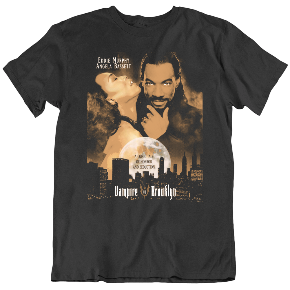 Vampire In Brooklyn Eddie Murphy Angela Bassett Fan Movie T Shirt Vampire In Brooklyn Eddie Murphy Angela Bassett Fan Movie T Shirt