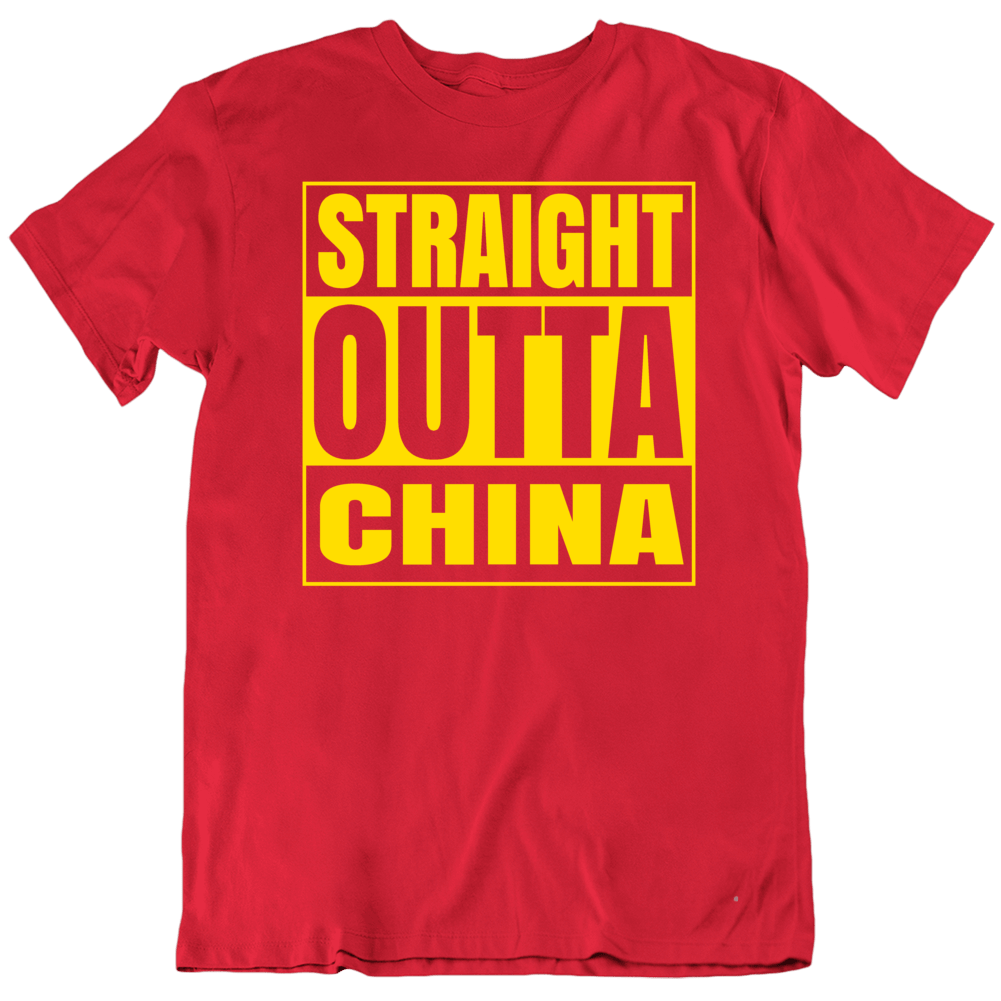 Straight Outta China City Funny Parody Trending T Shirt Straight Outta China City Funny Parody Trending T Shirt