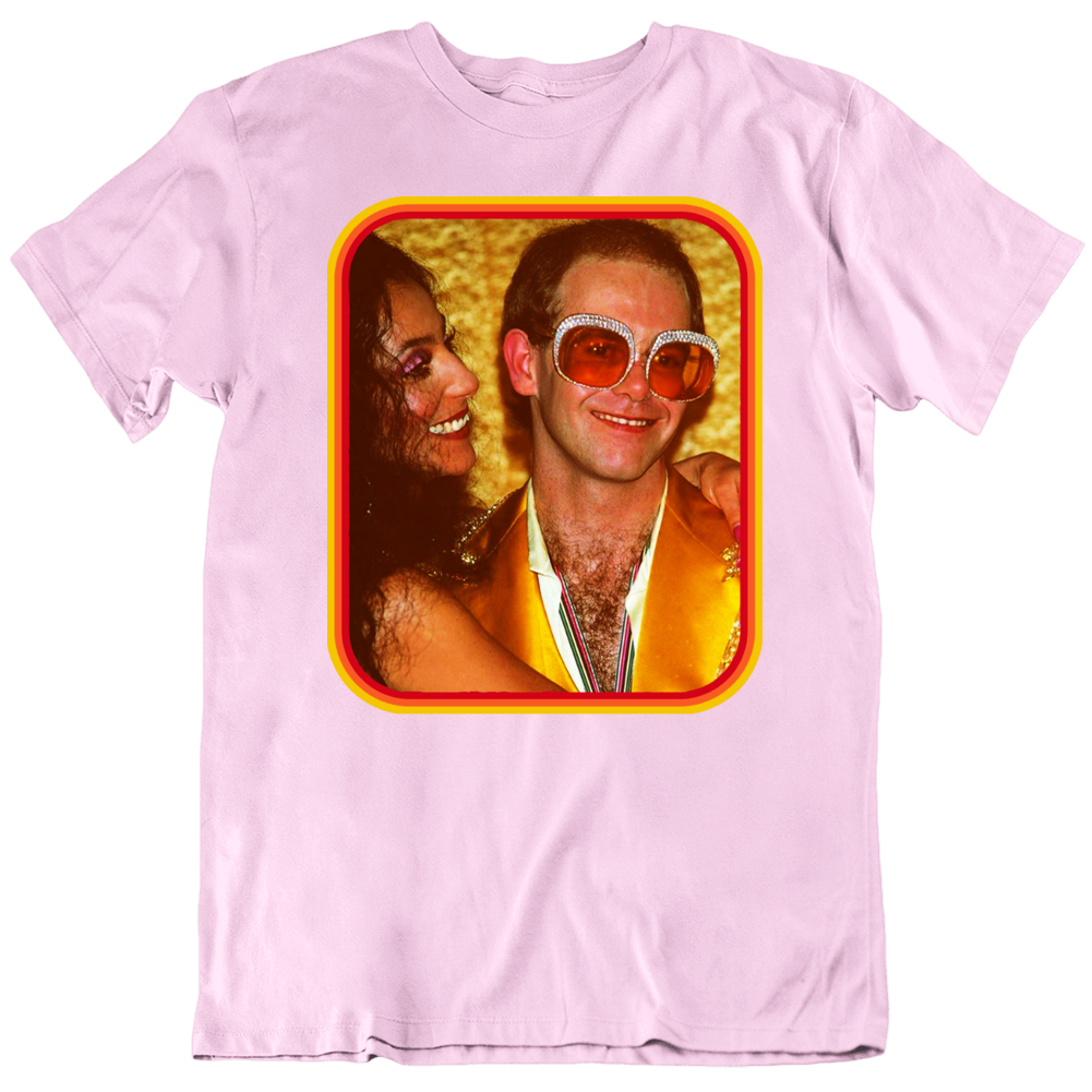Rocketman Cher Music Love Peace 70s Fan T Shirt Rocketman Cher Music Love Peace 70s Fan T Shirt