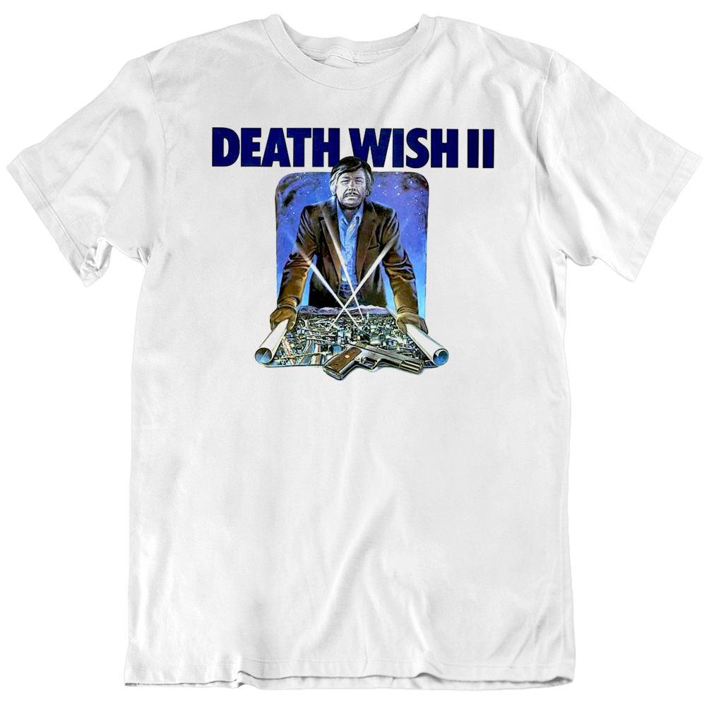 Charles Bronson Death Wish 2 Movie Fan 70s T Shirt Charles Bronson Death Wish 2 Movie Fan 70s T Shirt