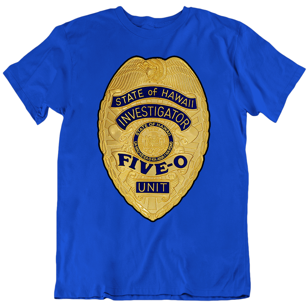 Hawaii Five O Badge Tv Fan T Shirt Hawaii Five O Badge Tv Fan T Shirt