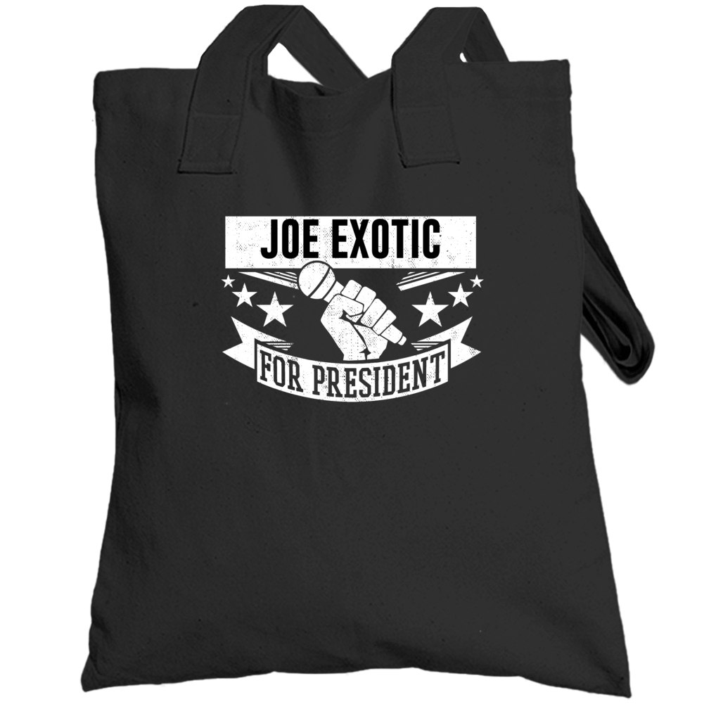 Joe Exotic For President Funny Tiger King Funny Totebag Joe Exotic For President Funny Tiger King Funny Totebag