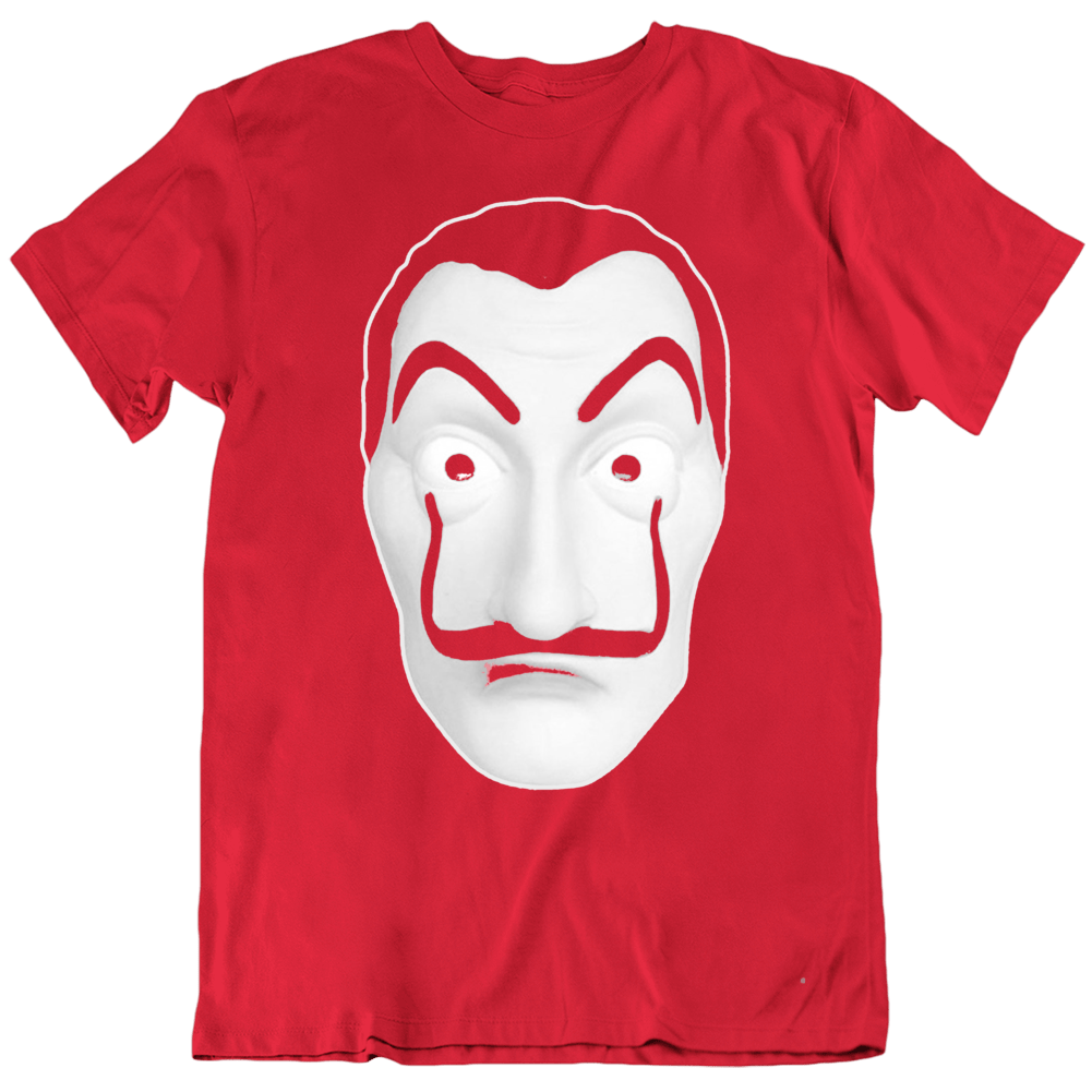 Money Heist Salvador Dali Mask Tv Fan T Shirt Money Heist Salvador Dali Mask Tv Fan T Shirt