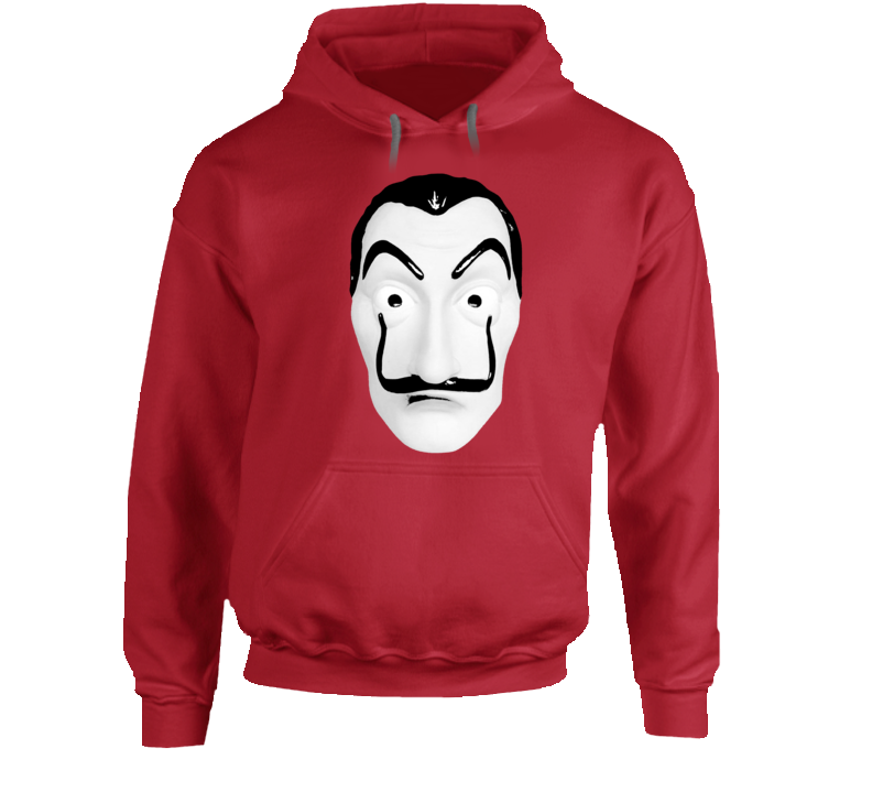 Money Heist Salvador Mask Tv Fan Hoodie Money Heist Salvador Mask Tv Fan Hoodie
