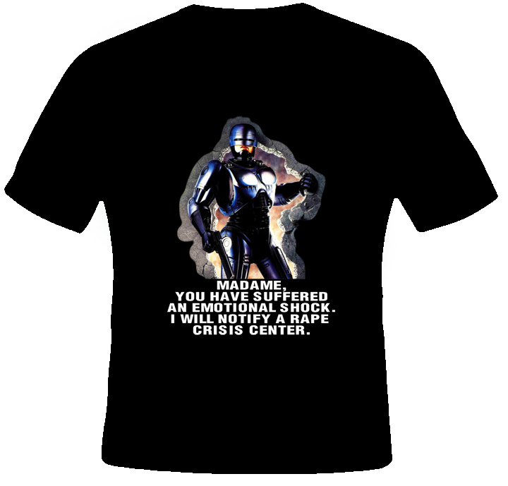 Robocop movie quotes funny t shirt Robocop movie quotes funny t shirt