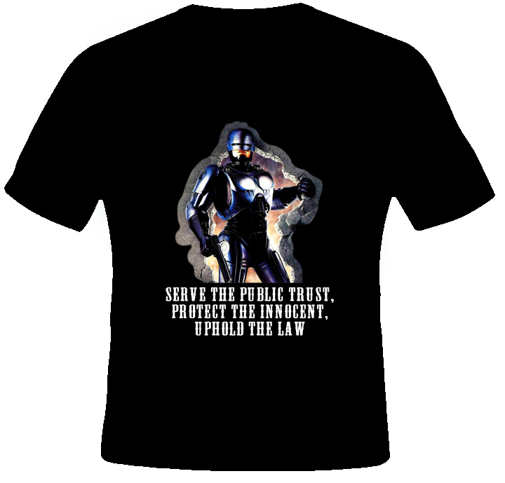 Robocop movie quotes funny t shirt Robocop movie quotes funny t shirt
