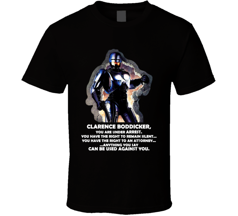 Robocop movie quotes funny t shirt Robocop movie quotes funny t shirt