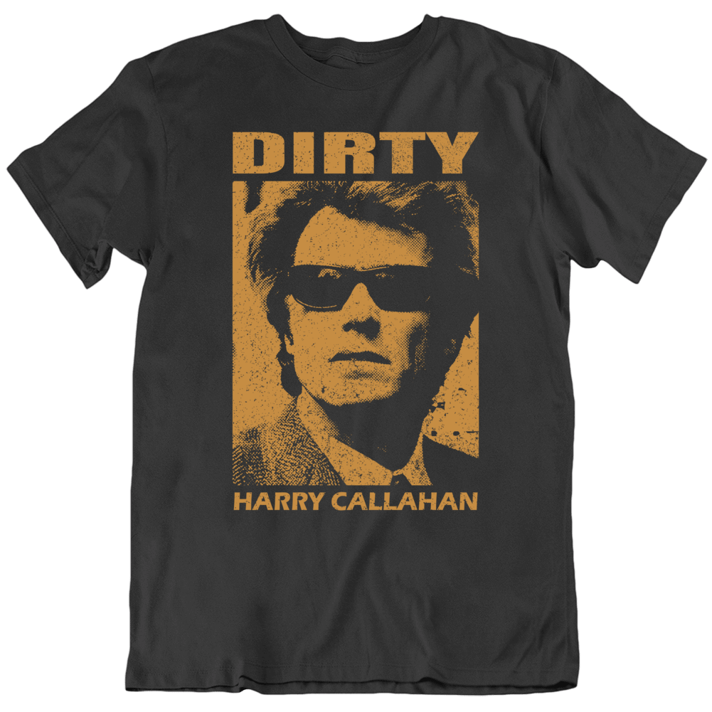 Dirty Harry Callahan Clint Eastwood 70s Movie Fan T Shirt Dirty Harry Callahan Clint Eastwood 70s Movie Fan T Shirt
