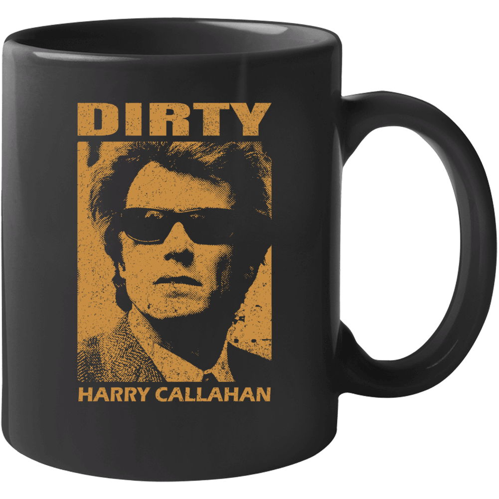Dirty Harry Callahan Clint Eastwood 70s Movie Fan Mug Dirty Harry Callahan Clint Eastwood 70s Movie Fan Mug