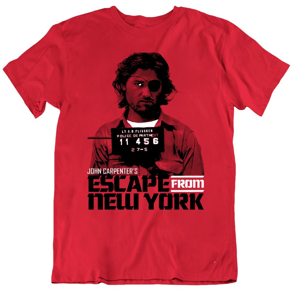 Escape From New York Snake Plissken Kurt Russell 80s Movie Fan T Shirt Escape From New York Snake Plissken Kurt Russell 80s Movie Fan T Shirt