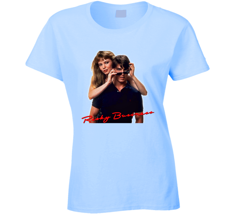 Tom Cruise Risky Business 80s Movie Fan Ladies T Shirt Tom Cruise Risky Business 80s Movie Fan Ladies T Shirt