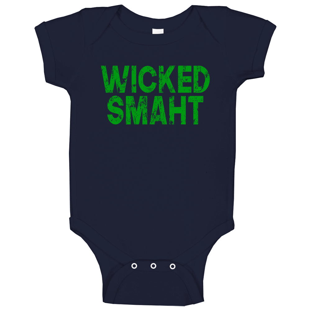 Wicked Smaht Smart Funny Boston Irish Baby One Piece Wicked Smaht Smart Funny Boston Irish Baby One Piece