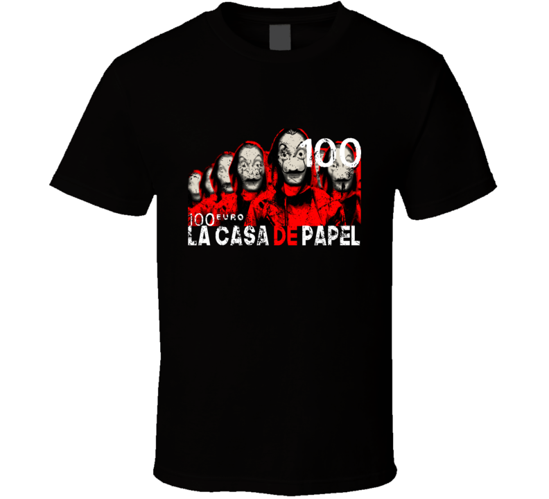 La Casa De Papel Money Heist Spanish Series Fan T Shirt La Casa De Papel Money Heist Spanish Series Fan T Shirt