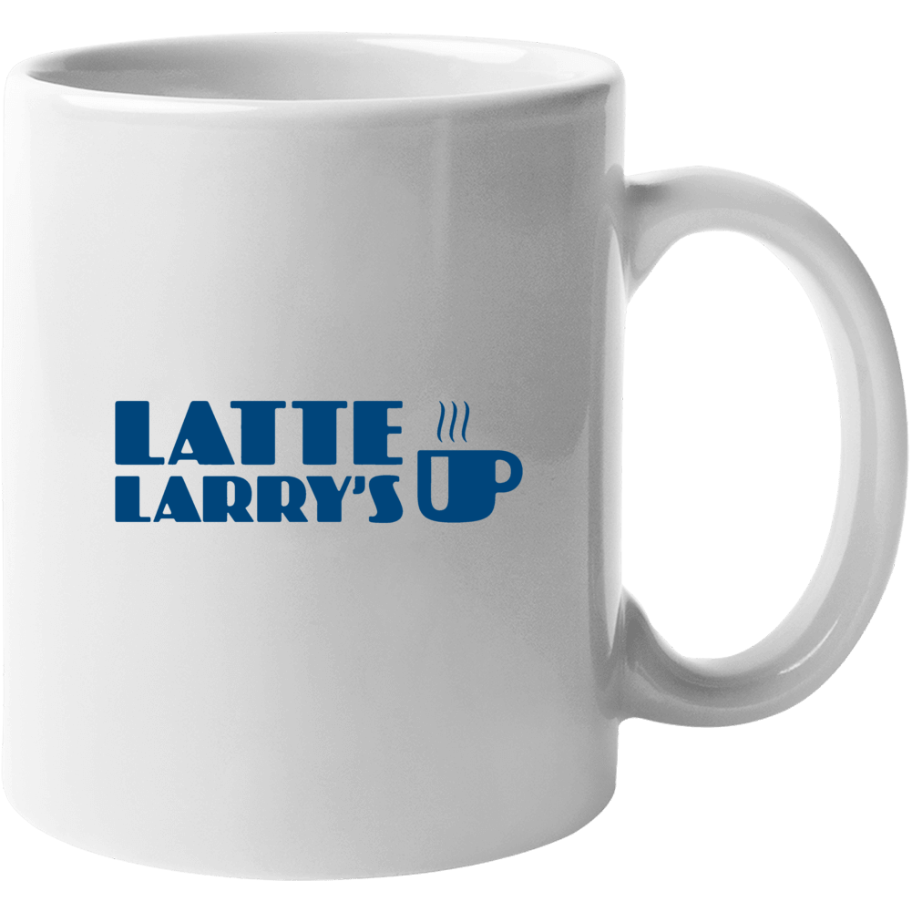 Latte Larry Coffee Curb Parody Mug Latte Larry Coffee Curb Parody Mug