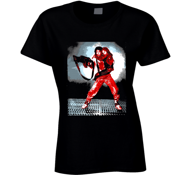 Aliens Sigourney Weaver Movie Ladies T Shirt Aliens Sigourney Weaver Movie Ladies T Shirt