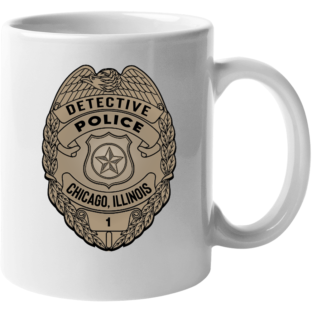 Police Detective Chicago Illinois Gift Prop Coffee Mug Police Detective Chicago Illinois Gift Prop Coffee Mug