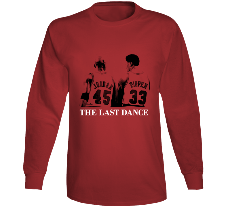 Michael Jordan Scottie Pippen The Last Dance Basketball Fan Long Sleeve Michael Jordan Scottie Pippen The Last Dance Basketball Fan Long Sleeve