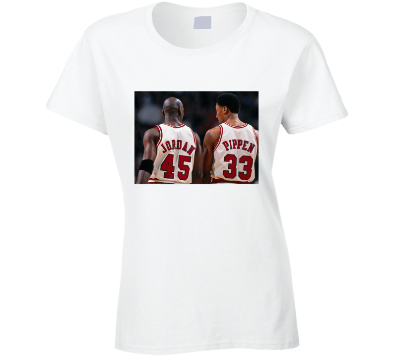 Michael Jordan Scottie Pippen The Last Dance Basketball Ladies T Shirt Michael Jordan Scottie Pippen The Last Dance Basketball Ladies T Shirt