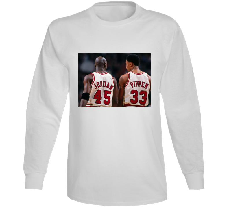 Michael Jordan Scottie Pippen The Last Dance Basketball Long Sleeve Michael Jordan Scottie Pippen The Last Dance Basketball Long Sleeve