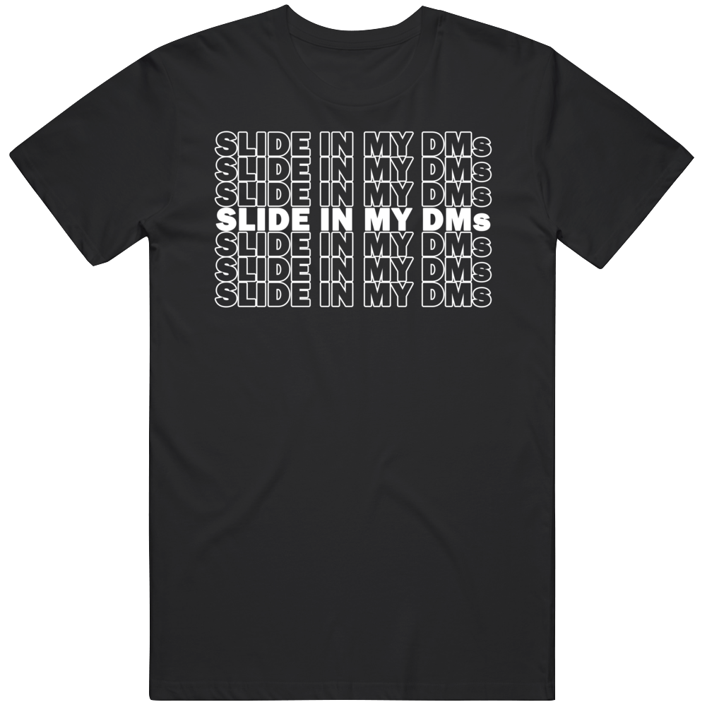 Slide In My Dms Funny Vinnie Jersey Gear T Shirt Slide In My Dms Funny Vinnie Jersey Gear T Shirt