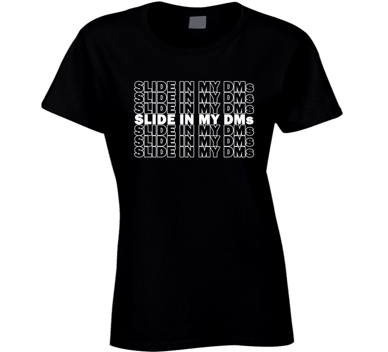 Slide In My Dms Funny Vinnie Jersey Gear Ladies T Shirt Slide In My Dms Funny Vinnie Jersey Gear Ladies T Shirt