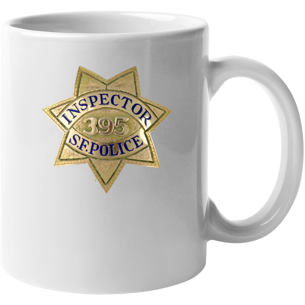 Inspector San Francisco Police Badge Desk Prop Cool Mug Mug Inspector San Francisco Police Badge Desk Prop Cool Mug Mug