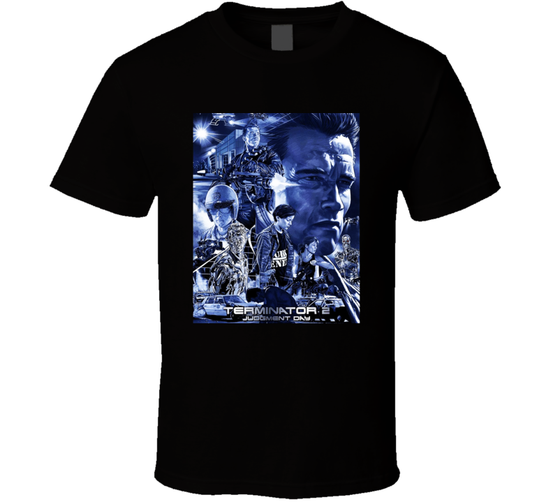 Terminator 2 Arnold Schwarzenegger Movie T Shirt Terminator 2 Arnold Schwarzenegger Movie T Shirt