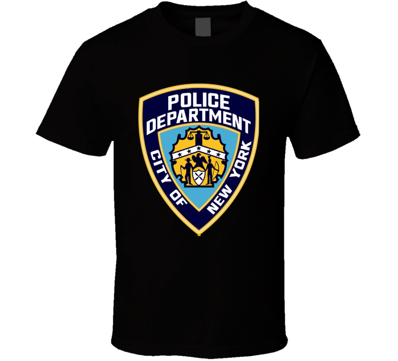 Police Dept New York City Badge Replica Prop Costume T Shirt Police Dept New York City Badge Replica Prop Costume T Shirt