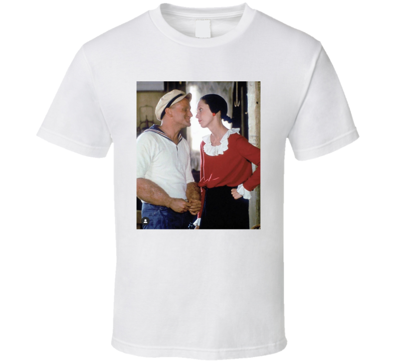 Popeye Robin Williams Shelly Duvall 80s Movie Fan T Shirt Popeye Robin Williams Shelly Duvall 80s Movie Fan T Shirt