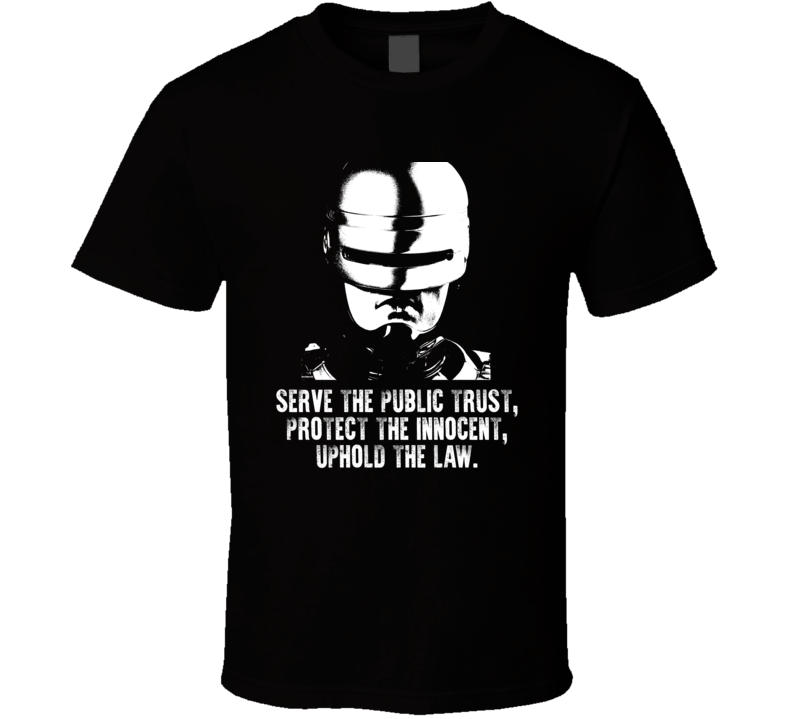 Robocop 80s Movie Fan T Shirt Robocop 80s Movie Fan T Shirt