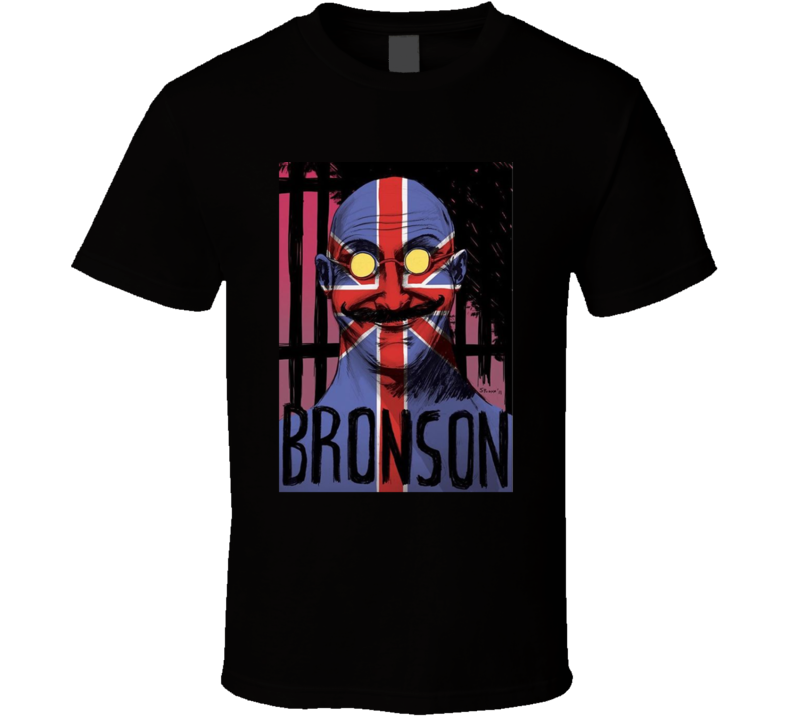 Bronson British Movie Gangster T Shirt Bronson British Movie Gangster T Shirt