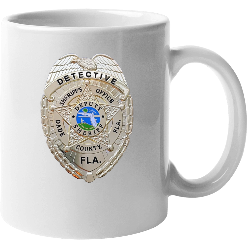 Detective Dade County Florida Desk Prop Cool Coffee Mug Mug Detective Dade County Florida Desk Prop Cool Coffee Mug Mug