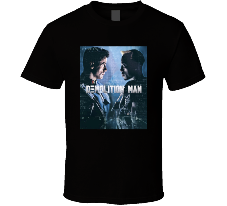 Demolition Man Stallone Wesley Snipes Movie T Shirt Demolition Man Stallone Wesley Snipes Movie T Shirt