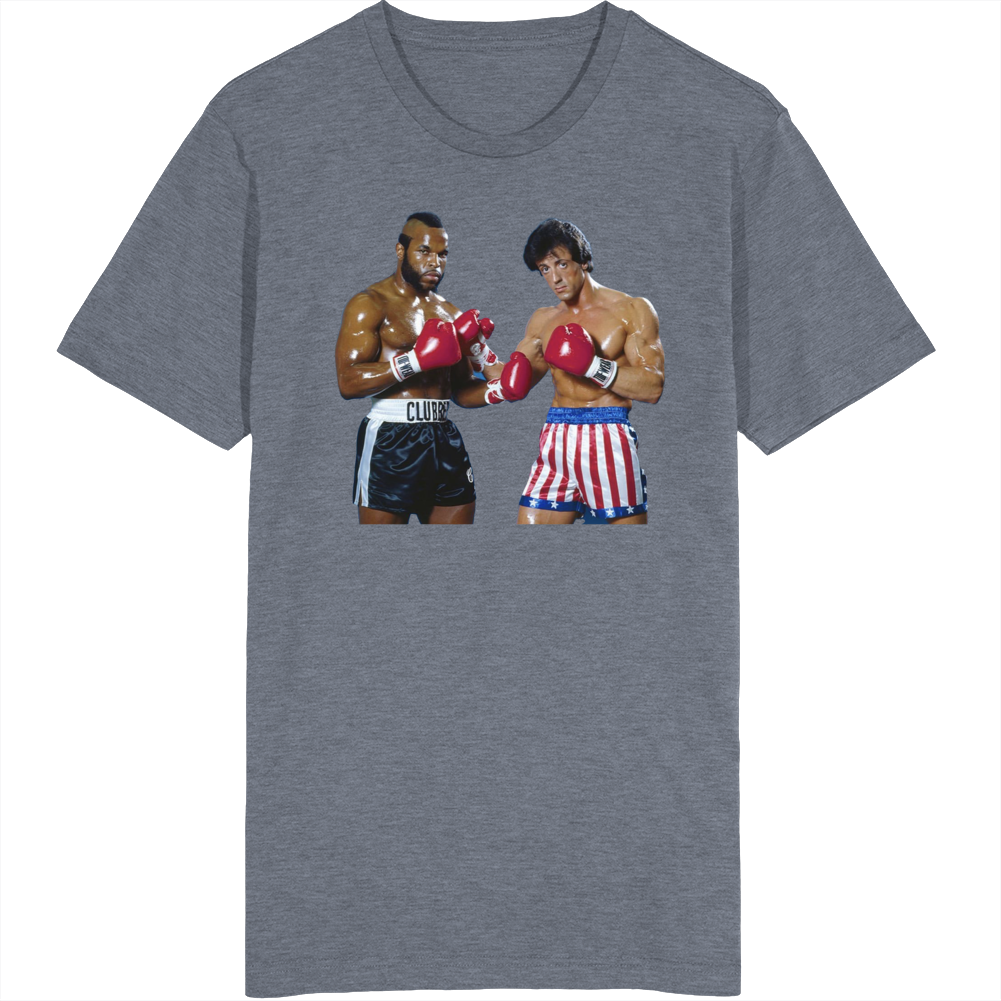 Rocky 3 Stallone Mr T Classic Retro Boxing Movie T Shirt Rocky 3 Stallone Mr T Classic Retro Boxing Movie T Shirt