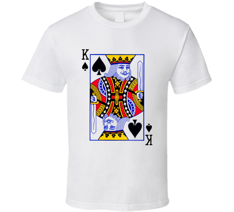 King Playing Cards Poker T Shirt King Playing Cards Poker T Shirt