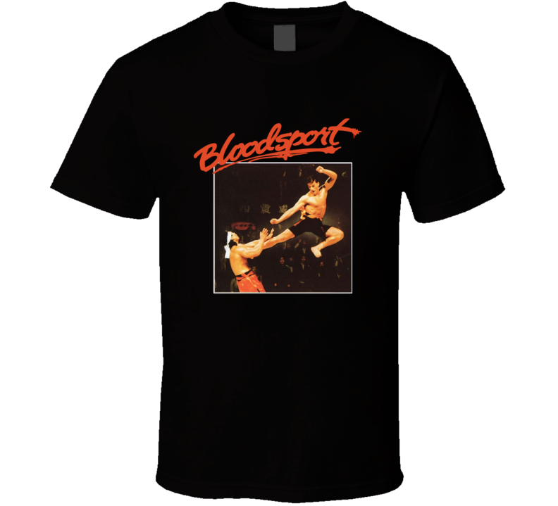 Bloodsport Van Damme Fan Movie Retro T Shirt Bloodsport Van Damme Fan Movie Retro T Shirt