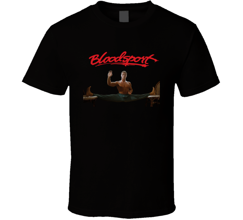 Bloodsport Jean Claude Van Damme Movie Action Fan T Shirt Bloodsport Jean Claude Van Damme Movie Action Fan T Shirt