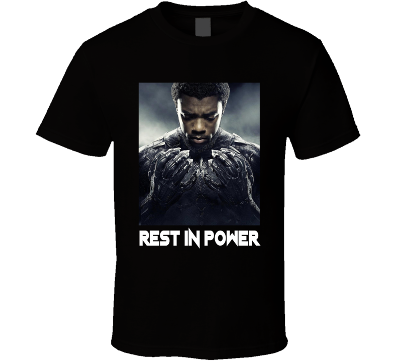 Rest In Power Chadwick Boseman Black Panther Fan T Shirt Rest In Power Chadwick Boseman Black Panther Fan T Shirt