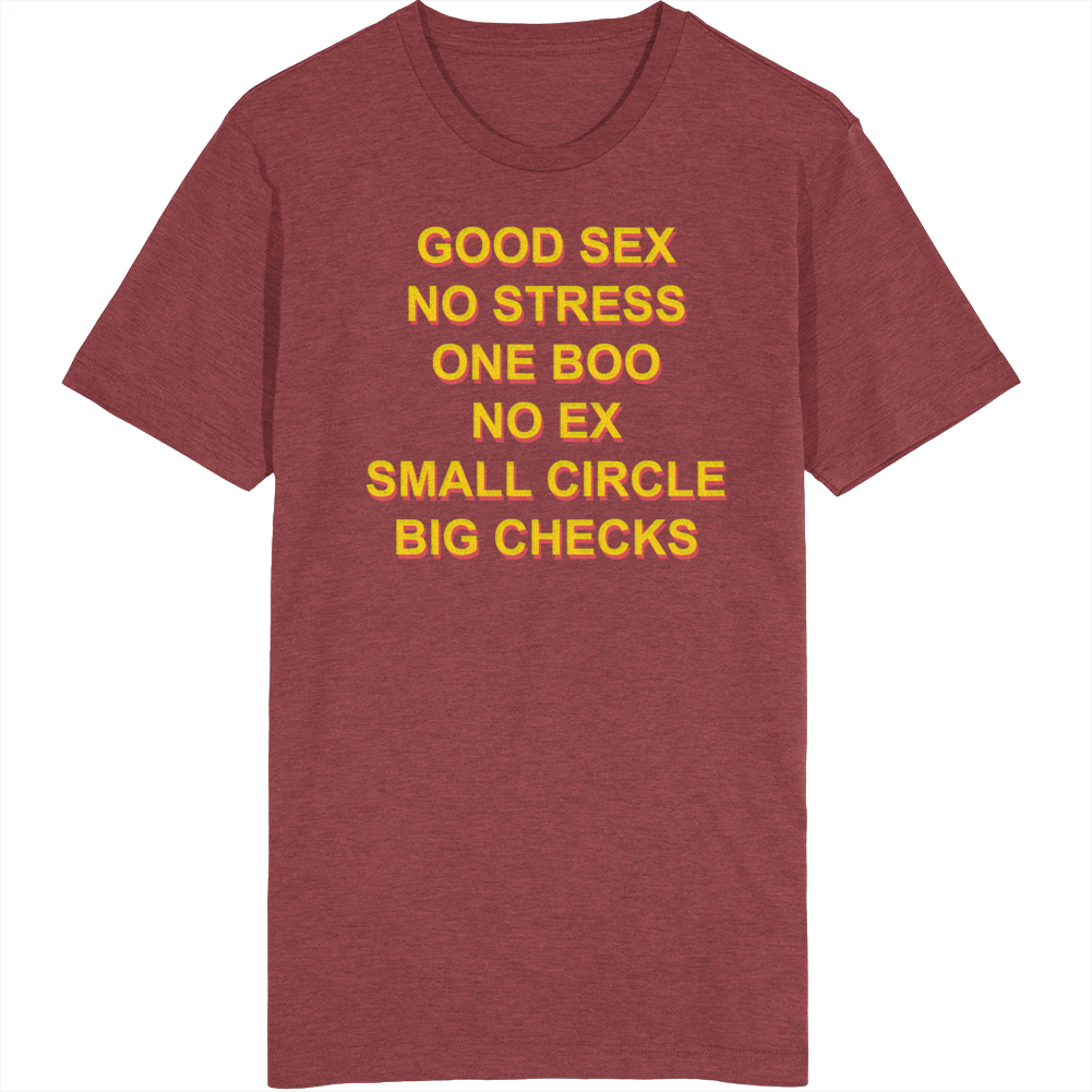 Big Checks Quote Funny Life T Shirt Big Checks Quote Funny Life T Shirt