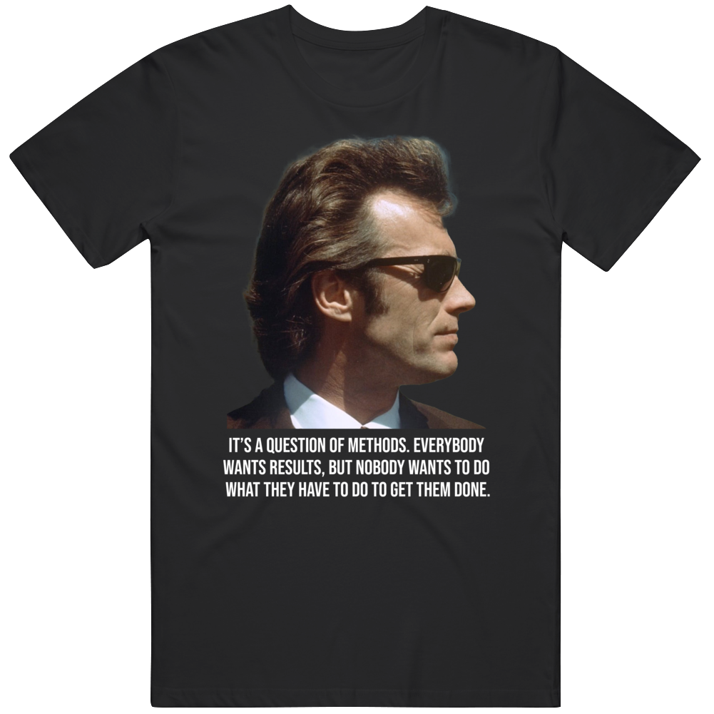 Dirty Harry Quote Results Funny 70s Movie Fan T Shirt Dirty Harry Quote Results Funny 70s Movie Fan T Shirt