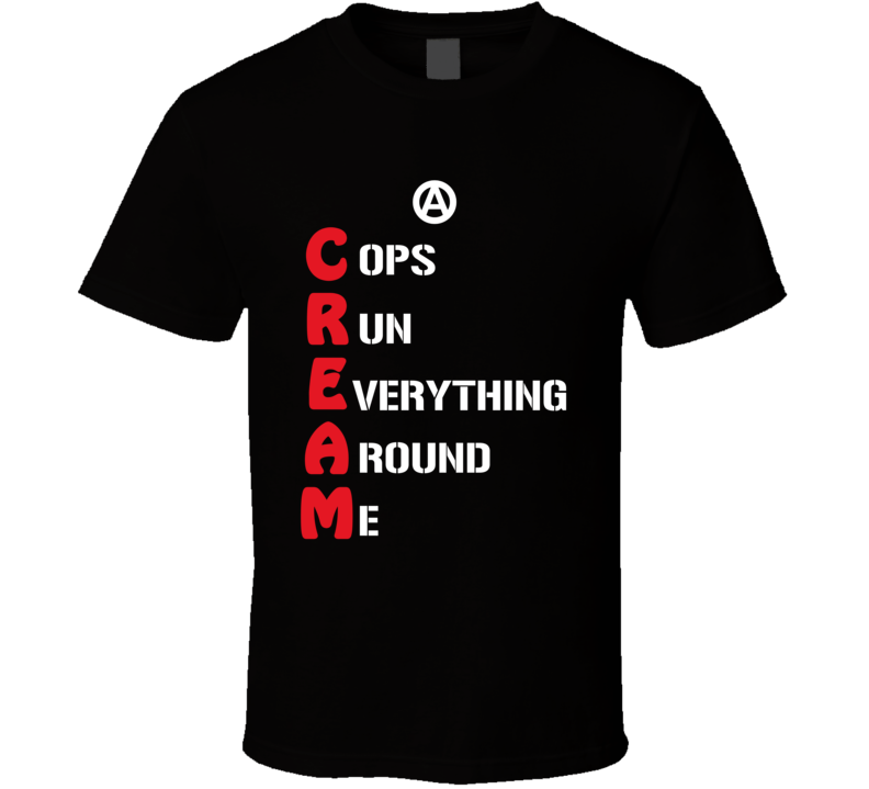 Cream Cops Rule Parody T Shirt Cream Cops Rule Parody T Shirt