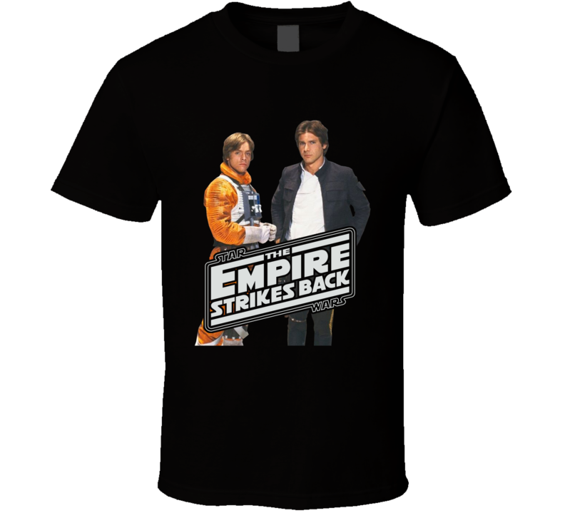 Star Wars Luke Skywalker Han Solo Classic Fan T Shirt Star Wars Luke Skywalker Han Solo Classic Fan T Shirt