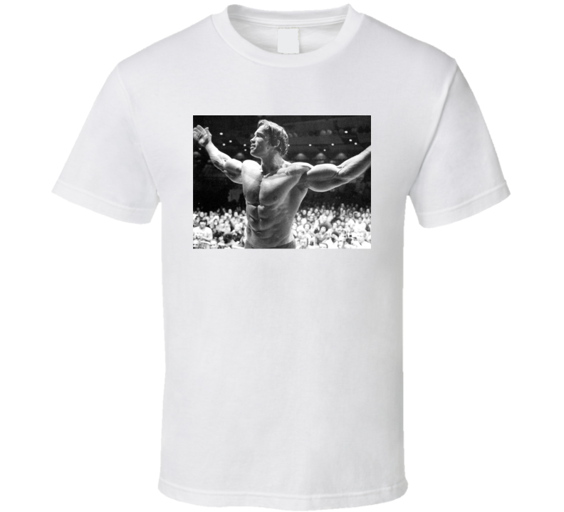 Arnold Schwarzenegger Mr Olympia Bodybuilding Gym T Shirt Arnold Schwarzenegger Mr Olympia Bodybuilding Gym T Shirt